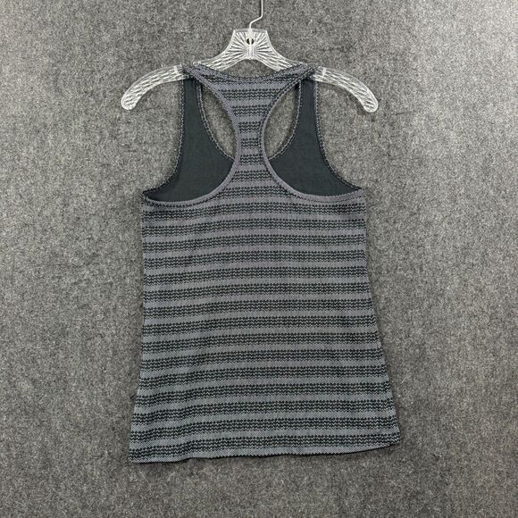 Nike Dri-Fit Swoosh Racer Tank Top Women's Small Black Allover Print Athletic - Picture 6 of 8